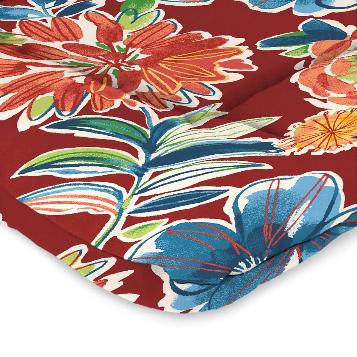 Jordan Manufacturing Colsen Floral High Back Chair Cushion