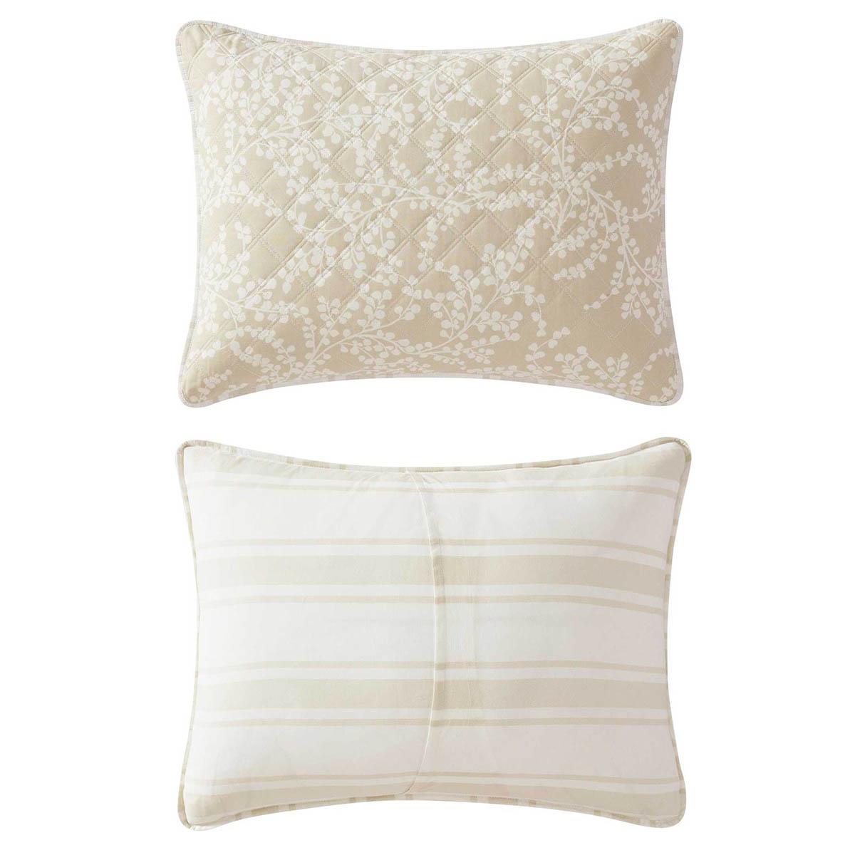 Martha Stewart Layered Branches Quilt Set