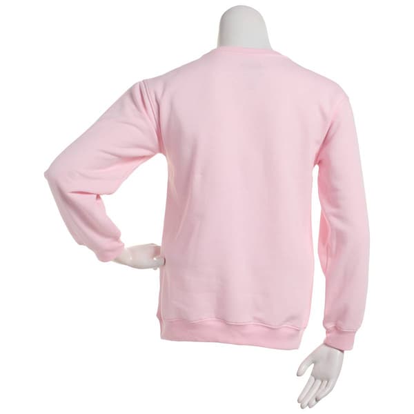 Juniors Plus Freeze Wicked Sweatshirt w/ Bubbles & Star Confetti