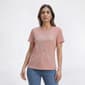 Plus Size Bonnie Evans Tonal Floral Bodice Short Sleeve Tee - image 1