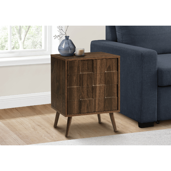 Monarch Specialties Dark Walnut Accent Table - image 