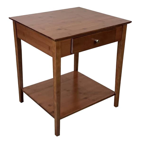 eccostyle&#40;tm&#41; Solid Bamboo End Table w/ Drawer - image 