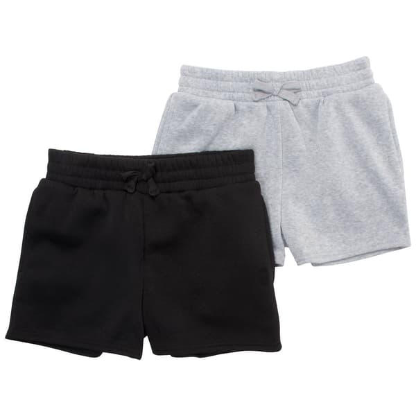Girls &#40;7-16&#41; Jolie & Joy 2pk. Solid/Marled Basic Shorts