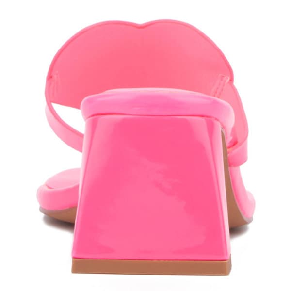 Womens Olivia Miller Lover Gurl Heeled Flip Flops