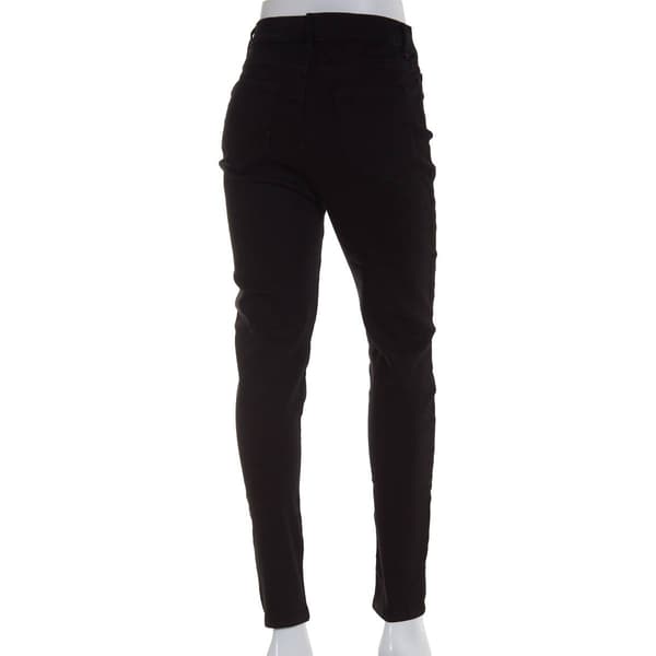 Womens Rafaella&#174; Skinny Leg Denim Pants - Black