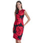 Womens Calvin Klein Sleeveless Print Scuba Midi - image 1