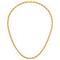 Gold over Sterling Silver Anchor Chain Necklace - image 6