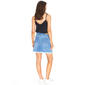 Womens Multiples Liberty Denim Skirt with Fringe Hem - image 2