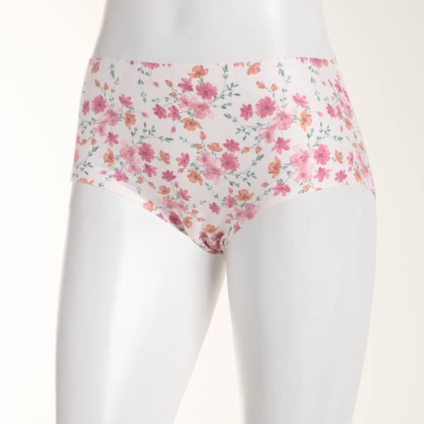 Womens Laura Ashley(R) Single Laser Brief Panties LS4063FM