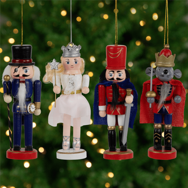 Northlight 4pk. The Nutcracker Suite Character Christmas Ornament