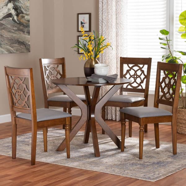 Baxton Studio Sadie Modern Wood 5pc. Dining Set