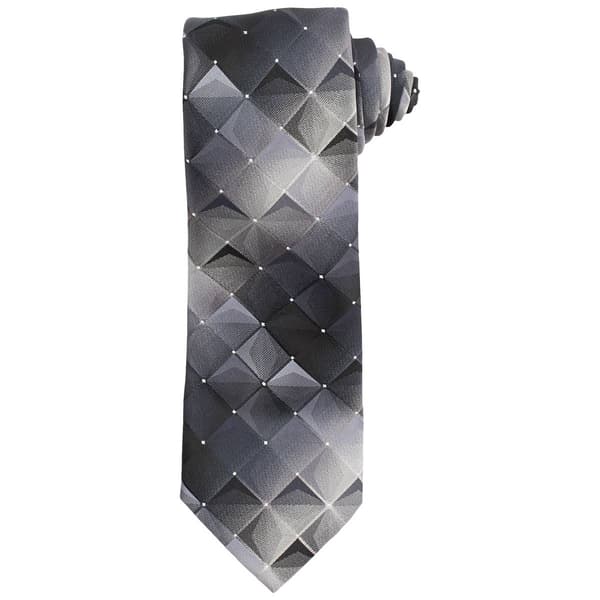 Mens Van Heusen&#40;R&#41; Regular Block Geometric Tie - image 