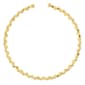 Athra Gold over Brass Diamond-Cut Bead & Crystal Coil Bracelet - image 2