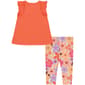 P/H 1/1/24 Baby Girl &#40;12-24M&#41; Kids Headquarters Giraffe Capri Set - image 2