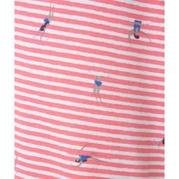 Womens HUE® Swimming In Stripes Pajama Bermuda Shorts