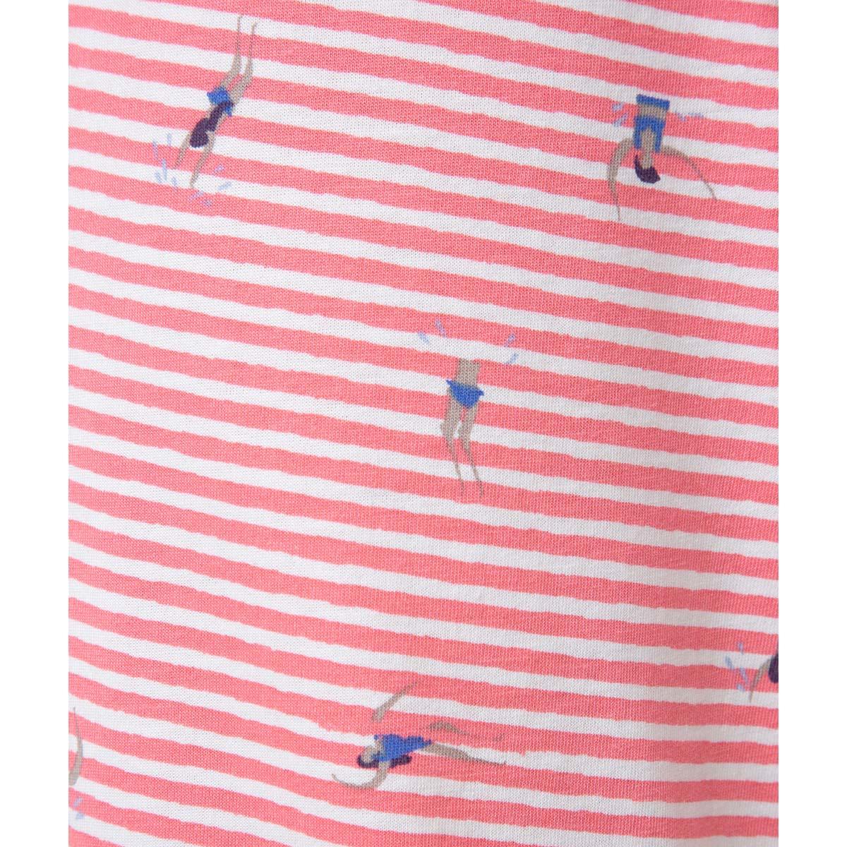 Womens HUE® Swimming In Stripes Pajama Bermuda Shorts
