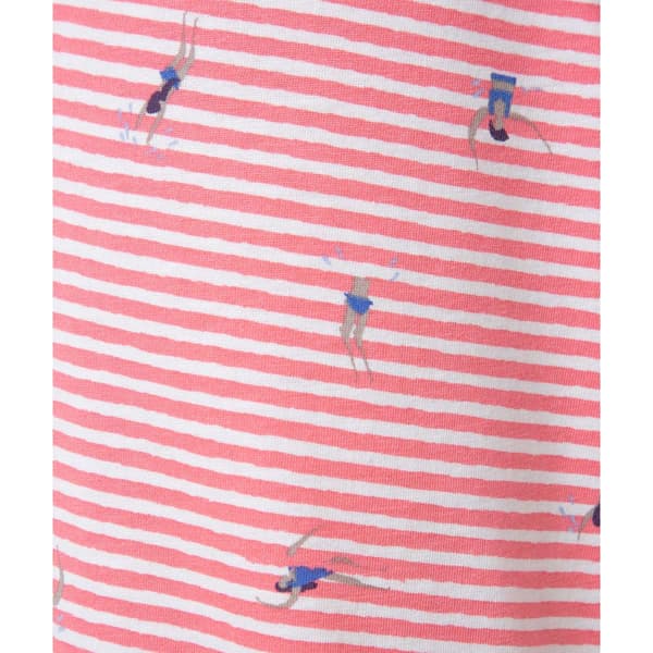 Womens HUE® Swimming In Stripes Pajama Bermuda Shorts