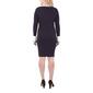 Womens NY Collection Block Bell Sleeve Sweater Dress - image 2