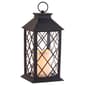 Battery Operated LED Diamond Design Plastic Lantern - image 1