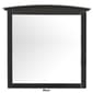 Passion Furniture Classic Rectangle Dresser Mirror - 37x35 - image 9