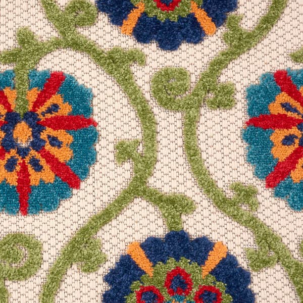 Nourison Aloha Vines Contemporary Indoor/Outdoor Area Rug