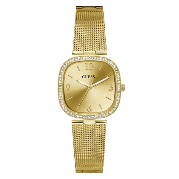 Womens Guess Gold-Tone Stainless Steel w/Crystals Watch-GW0354L2 - image 