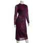 Womens BB Dakota Long Sleeve Blurred Floral Midi Dress - image 1