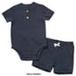 Baby Boy &#40;12-24M&#41; 7 for All Man Kind&#174; Bodysuit & Knit Shorts Set - image 2