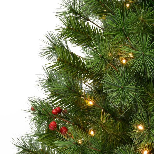Puleo International 2pc. Pre-Lit Adorned Christmas Trees