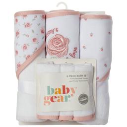 Baby Gear(R) 6pc. Mommy''s Little Love Floral Bath Set