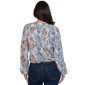 Petite Skye’s the Limit Urban Heirloom Tie Neck Damask Blouse - image 2