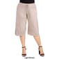 Plus Size 24/7 Comfort Apparel Drawstring Gaucho Pants - image 5