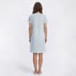 Womens Elizabeth & Nicole Blue Floral Lace Nightshirt - image 2