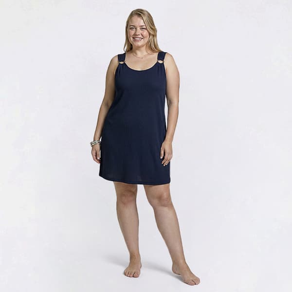 Plus Size J Valdi Bondi Ring Tank Swim Cover Up Dress