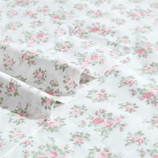 Laura Ashley® Leanna Rose Percale Sheet Set