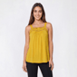 Womens BB Dakota Lace Trim Pintuck Pleat Cami - image 1