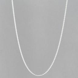 Design Collection Silver Plated Rope Necklace