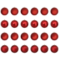 Northlight 12ct. Shatterproof 4-Finish Red Christmas Ornaments - image 2