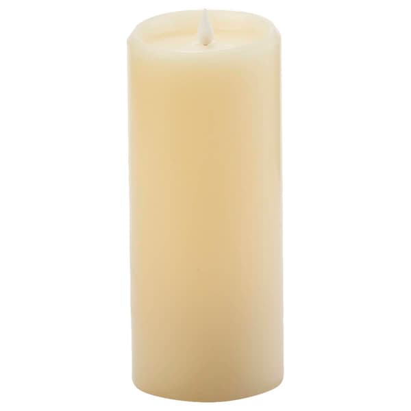 Illure 4x10 Wax Core Pillar LED Candle w/ Remote - image 