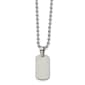 Mens Gentlemen's Classics&#40;tm&#41; Steel Reversible Dog Tag Necklace - image 1