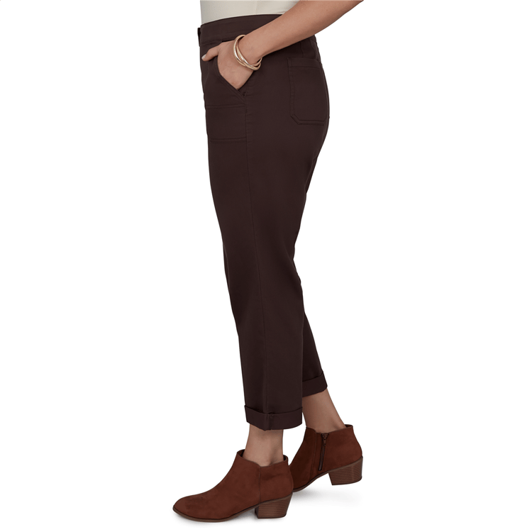 Plus Size Ruby Rd. Romance On The Ranch Washed Twill Pants