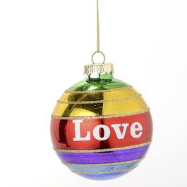 Love Glass Ball Ornament