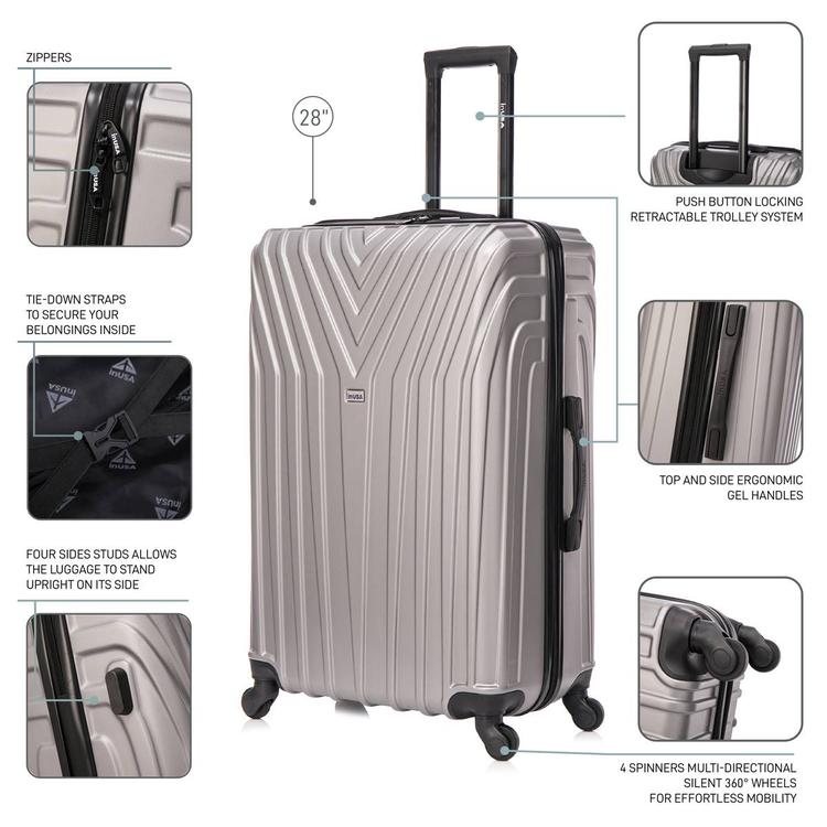 InUSA Vasty Lightweight Hardside Spinner 28in. Luggage