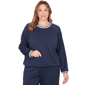 Women''s Ruby Rd. Jetsetter Ultra Knit Bubble Hem Pullover Top - image 1