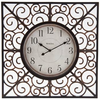 Westclox NYL Open Wall Clock with Swirls - Boscov's