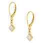 Diamond Classics&#8482; Yellow Gold 1/3ctw. Dangle Earrings - image 4