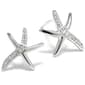 Sterling Silver Starfish Stud Earrings - image 1