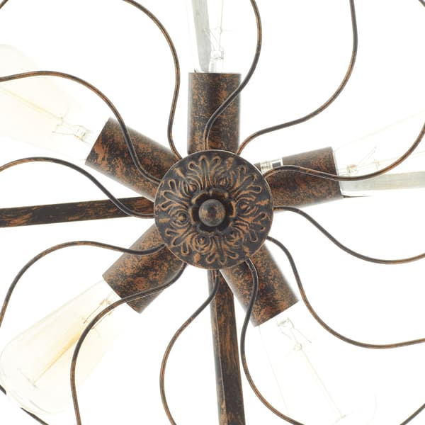 9th & Pike&#174; Black Metal Industrial Fan Table Lamp
