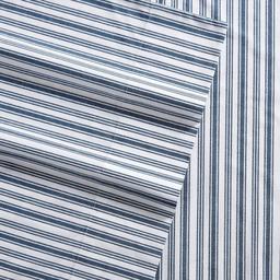 Nautica Coleridge Stripe Cotton Percale Sheet Set
