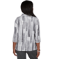 Petite Alfred Dunner Regent Street Brushstroke Sweater - image 2
